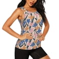 thumbnail image 1 of Goofa Lilies Flowers Printed Womens Workout Tops for Women Sleeveless Yoga Shirts Athletic Running Tank Tops Sleeveless Gym Clothes Workout Apparel-Small, 1 of 9