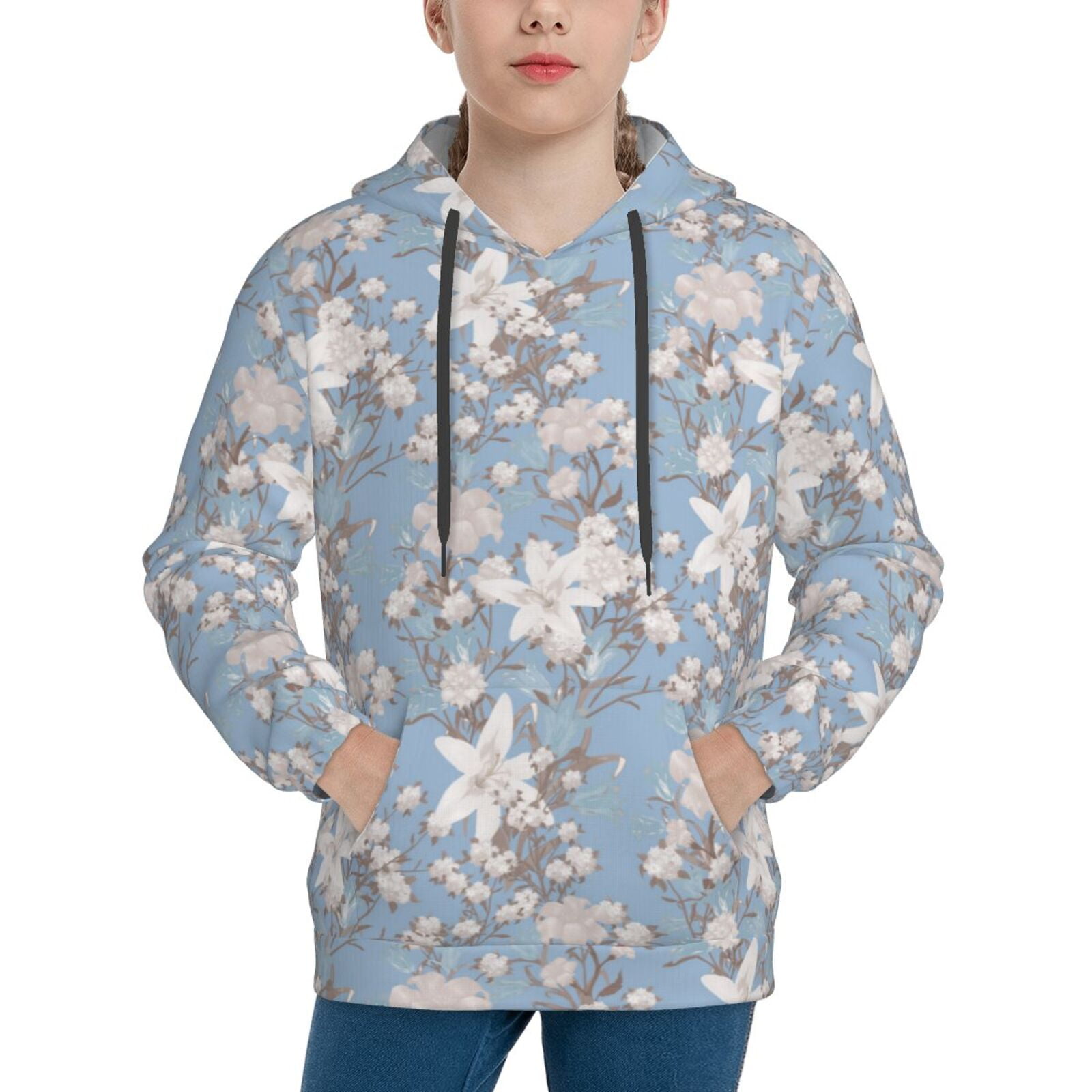 Youth Earth Flower Hoodie For Kids