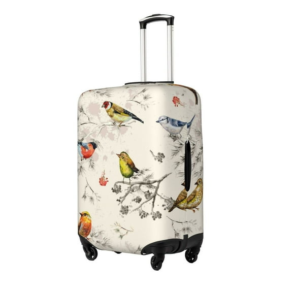 Goofa Little Birds Pattern Luggage Covers For Suitcase,Suitcase Cover Protector Fit 18-32 Inch Luggage-