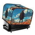 thumbnail image 1 of Goofa Lone Cowboy Desert Scene Print Toaster Cover 4 Slice, Four Slice Bread Machine Cover Quilted Toaster Covers Bread Maker Cover Kitchen Appliance Cover, 1 of 7