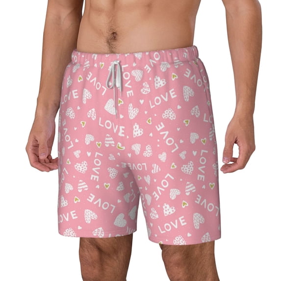 Goofa Love Printed Men's Swim Trunks Board Shorts Quick Dry Mens Swimming Trunks with Compression Liner,Breathable Fit Hawaii Beach Shorts-XX-Large