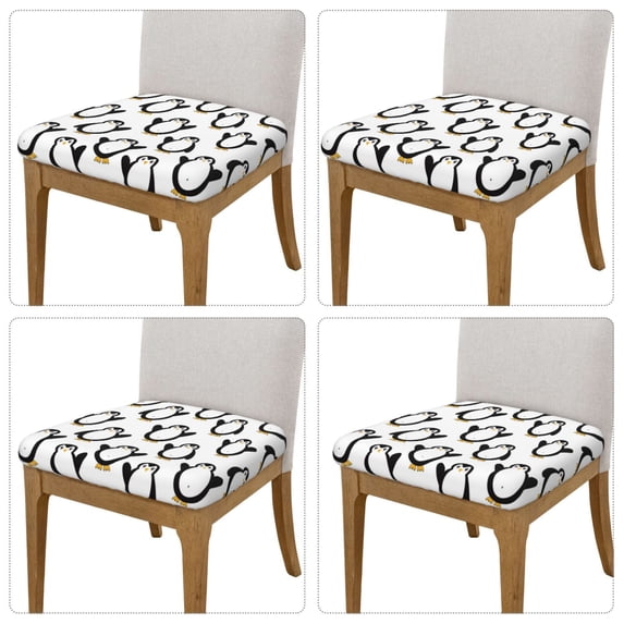 Goofa Lovely Penguin Printed Couch Cushion Covers,Soft and Durable Throw Pillow Case , Floral Sofa Magic Sofa Stretch Cushion Couch Covers Washable
