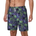 thumbnail image 1 of Goofa Magic Toads in Hats Printed Men's Swim Trunks Board Shorts Quick Dry Mens Swimming Trunks with Compression Liner,Breathable Fit Hawaii Beach Shorts-3X-Large, 1 of 9