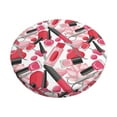 thumbnail image 1 of Goofa Makeup Printed Stool Covers Round, Waterproof Round Bar Stool Covers Anti-Slip Round Bar Stool Seat Cover with Elastic Bands Durable -, 1 of 7