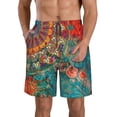 thumbnail image 1 of Goofa Mandala Colorful Printed Mens Swim Trunks Summer Quick Dry Short Beach Swimwear Bathing Suits-Large, 1 of 1
