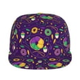 thumbnail image 1 of Goofa Mardi Gras and Donuts Printed Men's Baseball Cap,Straight Brim Hat,Golf Dad Hat,Versatile Style,Sun Protection Cap,Travel Hat, 1 of 9