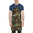 thumbnail image 1 of Goofa Mardi Gras3 Printed Waterproof Apron 33" Chef Aprons for Men Heavy Duty Chemical Work Apron Adjustable Bib Apron, 1 of 9