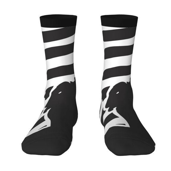 Goofa Memorial Day1 Printed Men's Crew Socks, Soft Durable Breathable Moisture-Wicking with Odor Control Cotton socks