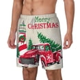 thumbnail image 1 of Goofa Merry Christmas 1 Printed Men's Swim Trunks Board Shorts Quick Dry Mens Swimming Trunks with Compression Liner,Breathable Fit Hawaii Beach Shorts-3X-Large, 1 of 9