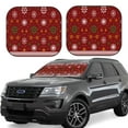 thumbnail image 1 of Goofa Merry Christmas Pattern 2 Piece Car Windshield Sun Shade Foldable | Front Windshield Shade for Sun, Heat and UV Rays | Sunshade for Car Front Window-Large, 1 of 7