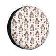 thumbnail image 1 of Goofa Merry Christmas Santa Pattern Universal Tire Cover for Jeep, SUV, Truck, and Trailer – Waterproof, UV-Resistant,Easy to Install, Fits 14"-17" Tires-14 inch, 1 of 6