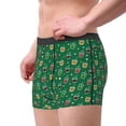 thumbnail image 1 of Goofa Milk Tea Printed Men's Boxer Briefs Underwear, Moisture-Wicking Underwear, Trunk,Soft and Breathable Cotton Underwear-Large, 1 of 9