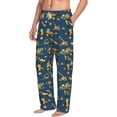 thumbnail image 1 of Goofa Modern Excavator Printed Soft Pajama Pants for Men, Wide Leg Comfy Casual Lounge Yoga Pants-XX-Large, 1 of 9