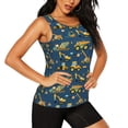 thumbnail image 1 of Goofa Modern Excavator Printed Womens Workout Tops for Women Sleeveless Yoga Shirts Athletic Running Tank Tops Sleeveless Gym Clothes Workout Apparel-Small, 1 of 9