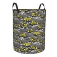 thumbnail image 1 of Goofa Modern Yellow Excavator Printed Circular Hamper,Laundry Basket with Handles,Storage Baskets Foldable,Large Capacity Laundry Hamper-Medium, 1 of 8
