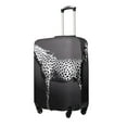 thumbnail image 1 of Goofa Monochrome Leopard Horse Pattern Luggage Covers For Suitcase,Suitcase Cover Protector Fit 18-32 Inch Luggage-Large, 1 of 9