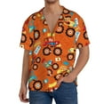 thumbnail image 1 of Goofa Monster Truck,Truck Cartoon Printed Men's Casual Short-sleeved Shirt,Lightweight Breathable Button-down,Summer Casual men's top,Versatile Fashion shirt-3X-Large, 1 of 7