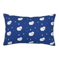 thumbnail image 1 of Goofa Moon Lamb Pattern Pillow Case – Plush & Soft Cushion Cover, Hypoallergenic Throw Pillow Case for Comfortable Sleep with Envelope Closure-14"x20", 1 of 6