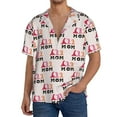 thumbnail image 1 of Goofa Mothers Day Printed Men's Casual Short-sleeved Shirt,Lightweight Breathable Button-down,Summer Casual men's top,Versatile Fashion shirt-Small, 1 of 7