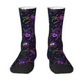 thumbnail image 1 of Goofa Multi-colored Spiders Printed Men's Crew Socks, Soft Durable Breathable Moisture-Wicking with Odor Control Cotton socks, 1 of 9
