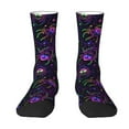 thumbnail image 1 of Goofa Multi-colored Spiders Printed Men's Crew Socks, Soft Durable Breathable Moisture-Wicking with Odor Control Cotton socks, 1 of 9