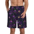 thumbnail image 1 of Goofa Multi-colored Spiders Printed Mens Swim Trunks Summer Quick Dry Short Beach Swimwear Bathing Suits-3X-Large, 1 of 9