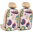 thumbnail image 1 of Goofa Mushroom Pattern Car Back Seat Protector for Kids (2 Pack) ,Anti-kick Storage Mat for Car Seats,Shields from Footprints, 1 of 6
