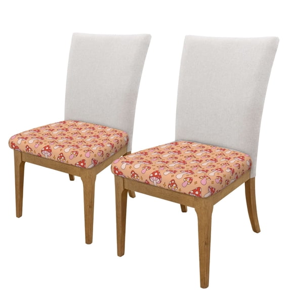 Goofa Mushroom Printed Couch Cushion Covers,Soft and Durable Throw Pillow Case , Floral Sofa Magic Sofa Stretch Cushion Couch Covers Washable
