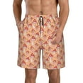 thumbnail image 1 of Goofa Mushroom Printed Mens Swim Trunks Summer Quick Dry Short Beach Swimwear Bathing Suits-Large, 1 of 9