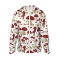 thumbnail image 1 of Goofa Mushroom Printed Women's UPF 50+ Sun Protection Hoodie Jacket Lightweight Long Sleeve Sun Shirt for Women with Pocket Hiking Outdoor-X-Large, 1 of 9