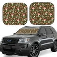 thumbnail image 1 of Goofa Mushrooms and Autumn Pattern 2 Piece Car Windshield Sun Shade Foldable | Front Windshield Shade for Sun, Heat and UV Rays | Sunshade for Car Front Window-Small, 1 of 7