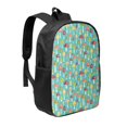thumbnail image 1 of Goofa Mushrooms Pattern 17in Student Backpack - School, Travel, Work Bookbag -Laptop Backpack,Water Resistant College School Computer Bag, 1 of 6