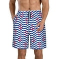 thumbnail image 1 of Goofa Nautical Anchors Printed Mens Swim Trunks Summer Quick Dry Short Beach Swimwear Bathing Suits-Small, 1 of 9