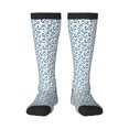 thumbnail image 1 of Goofa Nautical Theme Anchors Pattern Adult Stockings, Color-Block Knee High Socks, Comfortable and Breathable, Soft and Stretchable, Sports, and Decoration, 1 of 6