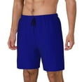 thumbnail image 1 of Goofa Navy Printed Men's Swim Trunks Board Shorts Quick Dry Mens Swimming Trunks with Compression Liner,Breathable Fit Hawaii Beach Shorts-Medium, 1 of 9