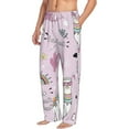 thumbnail image 1 of Goofa No Drama Llama Printed Soft Pajama Pants for Men, Wide Leg Comfy Casual Lounge Yoga Pants-X-Large, 1 of 9