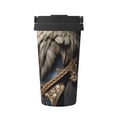 thumbnail image 1 of Goofa Noble Style Bald Eagle for Insulated Travel Coffee Mug Spill Proof Leak Proof 16 OZCoffee Tumbler Reusable Coffee Cups with Lids Thermos for Hot and Cold Drink, 1 of 8