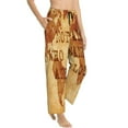 thumbnail image 1 of Goofa Not All Those Who Wander Are Lost2 Printed Soft Pajama Pants for Women, Wide Leg Comfy Casual Lounge Yoga Pants-, 1 of 9