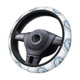 thumbnail image 1 of Goofa Not All Who Wander Are Lost2 Pattern Elastic Stretch Steering Wheel Cover,Universal 15 inch, Microfiber Breathable Ice Silk, Anti-Slip, Odorless, Easy Carry, 1 of 8