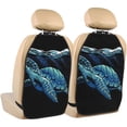thumbnail image 1 of Goofa Ocean Turtle Pattern Car Back Seat Protector for Kids (2 Pack) ,Anti-kick Storage Mat for Car Seats,Shields from Footprints, 1 of 6