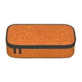 thumbnail image 1 of Goofa Orange Glitter Pattern Pencil Case, Multi- Slot Pencil Pouch, Portable Pencil Bag, Pen Case for& Office, 1 of 9