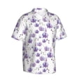 thumbnail image 1 of Goofa Orchids Flowers Hawaiian Shirt for Men, Unisex Summer Beach Casual Short Sleeve Button Down Shirts,Aloha Tropical Floral print shirt-3X-Large, 1 of 9