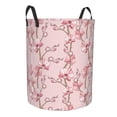 thumbnail image 1 of Goofa Orchids Flowers Printed Circular Hamper,Laundry Basket with Handles,Storage Baskets Foldable,Large Capacity Laundry Hamper-, 1 of 8