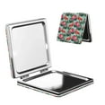 thumbnail image 1 of Goofa Palm Leaves Flamingo Pattern Pocket Mirror, Portable Makeup Mirror,Travel Makeup Mirror,Dual-Sided Compact Mirror,Gift Makeup Mirror-Square, 1 of 9