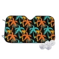 thumbnail image 1 of Goofa Palm Trees Printed Car Windshield Sunshade,Foldable Reflective Sun Visor,UV Protection Heat Blocker Sunshade,Car Cooling Accessory-Small, 1 of 7