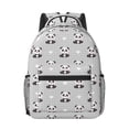 thumbnail image 1 of Goofa Panda Bear Pattern Comfortable Student Backpack - Ergonomic Design, Durable, Water-Resistant, Multi-Compartment,Travel, and Outdoor Activities, 1 of 5