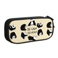 thumbnail image 1 of Goofa Panda Doing Yoga Pattern Big Capacity Pencil Pen Case Office College Large Storage High Capacity Bag Pouch Holder Box Organizer, 1 of 9