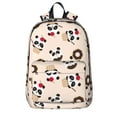 Goofa Panda Ice Creams Donuts Printed Backpack,Laptop Backpack,Durable