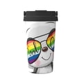thumbnail image 1 of Goofa Panda with Sun glasses for Insulated Travel Coffee Mug Spill Proof Leak Proof 16 OZCoffee Tumbler Reusable Coffee Cups with Lids Thermos for Hot and Cold Drink, 1 of 8