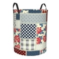 thumbnail image 1 of Goofa Patchwork In Country Style Printed Circular Hamper,Laundry Basket with Handles,Storage Baskets Foldable,Large Capacity Laundry Hamper-Medium, 1 of 8
